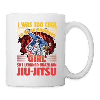 Fille de Jiu-Jitsu Brésilien - Mug blanc - blanc - Droite