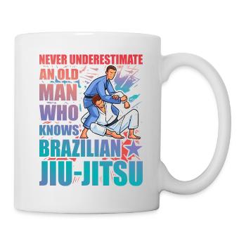 Jiu-Jitsu brésilien dicton drôle - Mug blanc - blanc - Droite