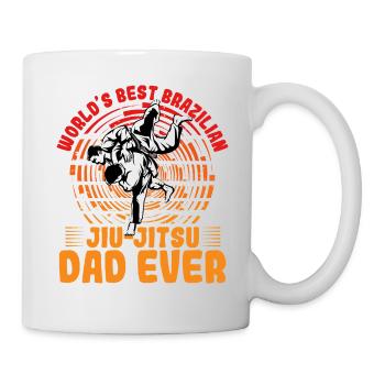 Le meilleur papa de jiu-jitsu brésilien au monde de tous les temps - Mug blanc - blanc - Droite