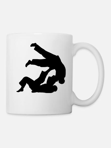 Brazilian Jiu-Jitsu BJJ - Tasse - Weiß