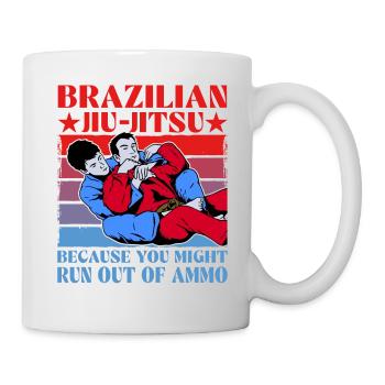 Jiu-Jitsu brésilien parce que vous pourriez manquer de - Mug blanc - blanc - Droite