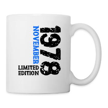 1978 novembre édition limitée 45e anniversaire décoration - Mug blanc - blanc - Droite