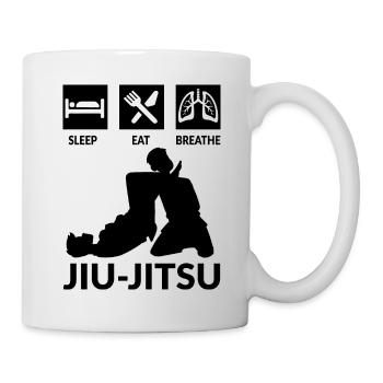 Jiu-Jitsu Brésilien - Mug blanc - blanc - Droite
