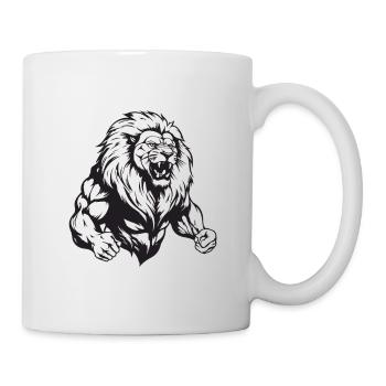 Muscles Lion Musculation - Mug blanc - blanc - Droite