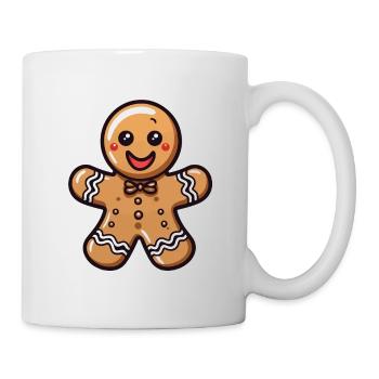 Cuisson de biscuits au pain d’épice de Noël - Mug blanc - blanc - Droite