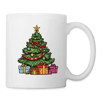 sapin Noël sapin - Mug blanc - blanc - Droite