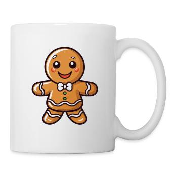 Cuisson des biscuits au pain d’épice de Noël - Mug blanc - blanc - Droite