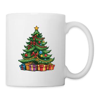 sapin Noël sapin - Mug blanc - blanc - Droite