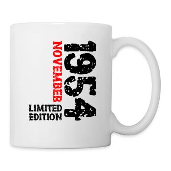 1954 November Limited Edition 69th Birthday Decoration - Mug - white - Right