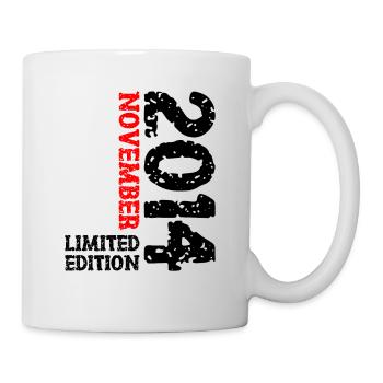 2014 Novembre Édition Limitée 9ème Anniversaire Décoration - Mug blanc - blanc - Droite
