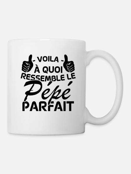 Voila à quoi ressemble Le Pépé Parfait - Mug blanc - blanc