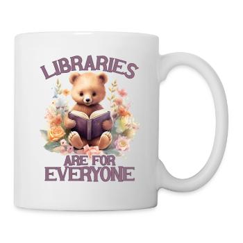 Libraries are for everyone Librarian - Mug - white - Right