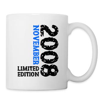 2008 Novembre Édition Limitée 15e Anniversaire Décoration - Mug blanc - blanc - Droite