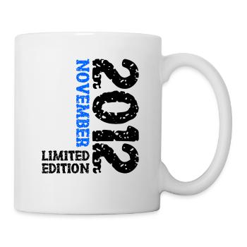 2012 Novembre Édition Limitée 11ème Anniversaire Décoration - Mug blanc - blanc - Droite