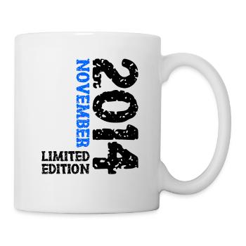 2014 Novembre Édition Limitée 9ème Anniversaire Décoration - Mug blanc - blanc - Droite