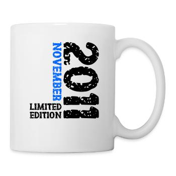2011 Novembre Édition Limitée 12e Anniversaire Décoration - Mug blanc - blanc - Droite