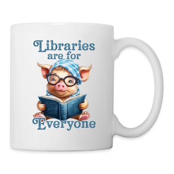 Libraries are for everyone Librarian - Mug - white - Right