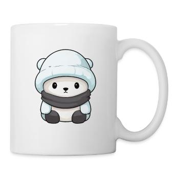 Polar Bear Winter Polar Bear Animal Comic - Mug - white - Right