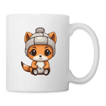 Squirrel Winter Animal Cute Comic - Mug - white - Right