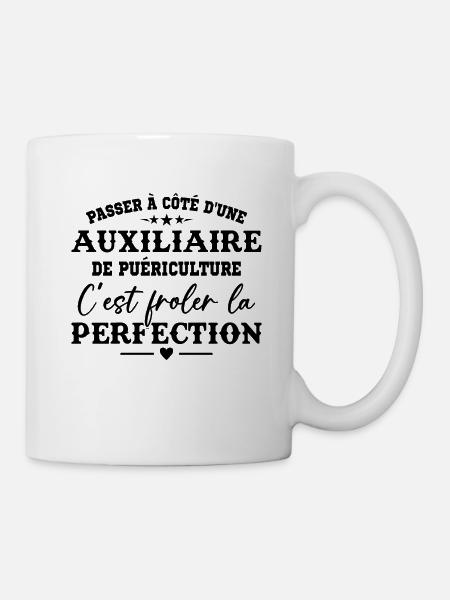 Auxiliaire de puériculture Puéricultrice Métier - Mug blanc - blanc