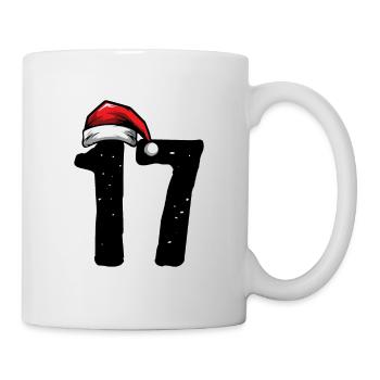 17 Numéro Noël - Mug blanc - blanc - Droite
