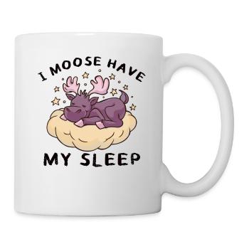 J’ai besoin de mon sommeil orignal mignon - Mug blanc - blanc - Droite