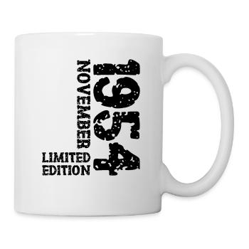 1954 November Limited Edition 69th Birthday Decoration - Mug - white - Right