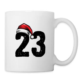 23 Numéro Noël - Mug blanc - blanc - Droite