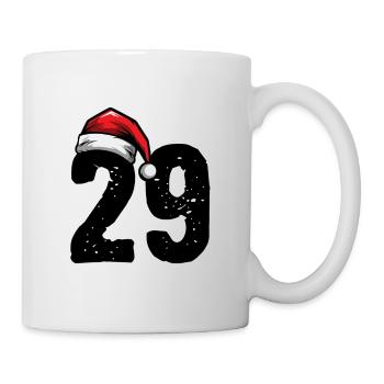 29 Zahl Weihnachten - Tasse - Weiß - Rechts