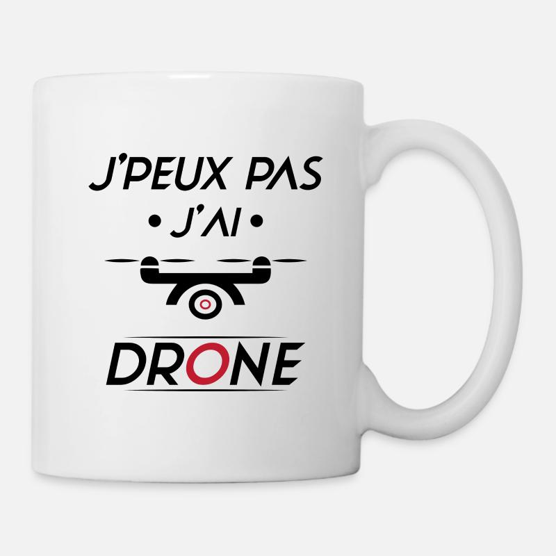 J'peux pas j'ai Drone - Mug blanc - blanc