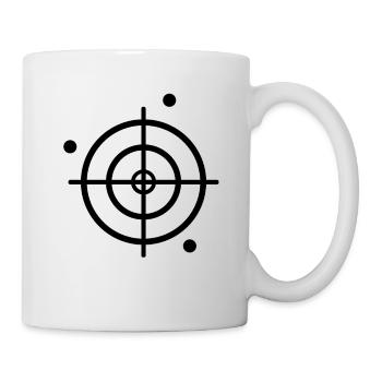 Zielscheibe - Tasse - Weiß - Rechts