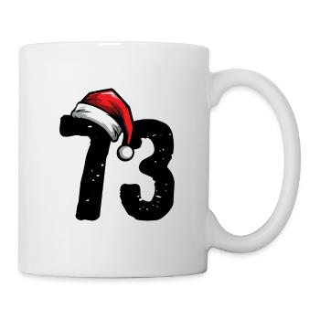 73 Numéro Noël - Mug blanc - blanc - Droite