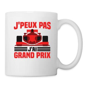 Je peux pas j ai grand prix - Mug blanc - blanc - Droite