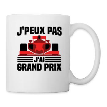 Je peux pas j ai grand prix - Mug blanc - blanc - Droite