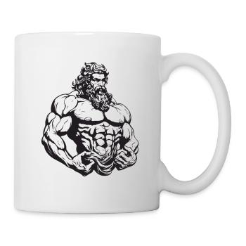 Bodybuilder Muscles Workout Gym - Mug blanc - blanc - Droite