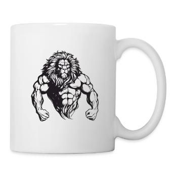 Muscles Lion Musculation - Mug blanc - blanc - Droite