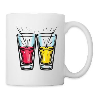 Tequila Glass Cheers Party - Mug blanc - blanc - Droite