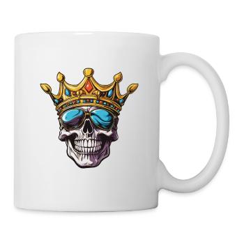 Skull King Party Crown - Mug - white - Right