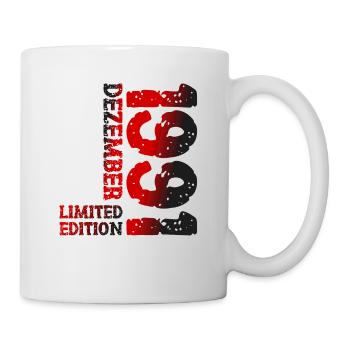 1991 Dezember Limited Edition 32. Geburtstag Deko - Tasse - Weiß - Rechts