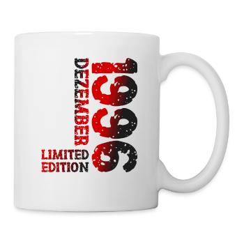 1996 Dezember Limited Edition 27. Geburtstag Deko - Tasse - Weiß - Rechts