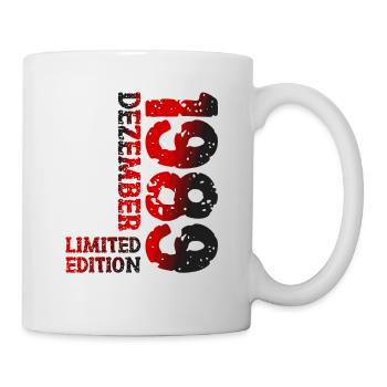 1989 December Limited Edition 34th Birthday Decoration - Mug - white - Right
