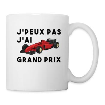 Je peux pas j ai grand prix - Mug blanc - blanc - Droite