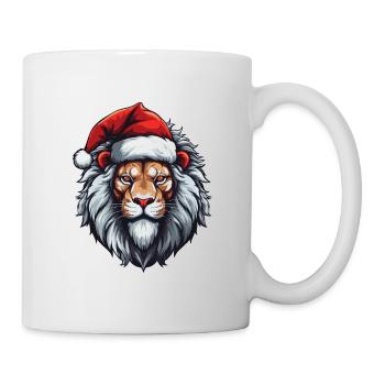 Lion Portrait Christmas - Mug - white - Right
