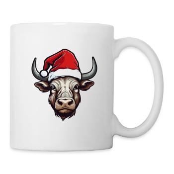 Bulle Porträt Weihnachten Taurus - Tasse - Weiß - Rechts
