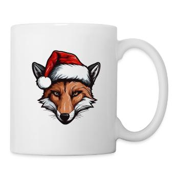 Fox Portrait Christmas - Mug - white - Right