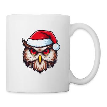 Owl Portrait Christmas - Mug - white - Right