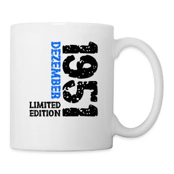 1951 décembre Limited Edition 72e anniversaire décoration - Mug blanc - blanc - Droite