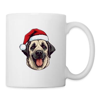 Kangal Dog Portrait Christmas - Mug - white - Right