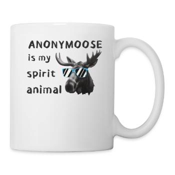 Anonymousoose Is My Spirit Animal Cool Moose - Mug - white - Right