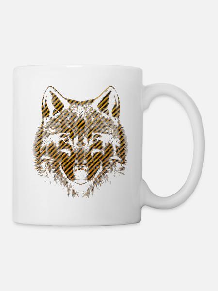 Wolf - Tasse - Weiß